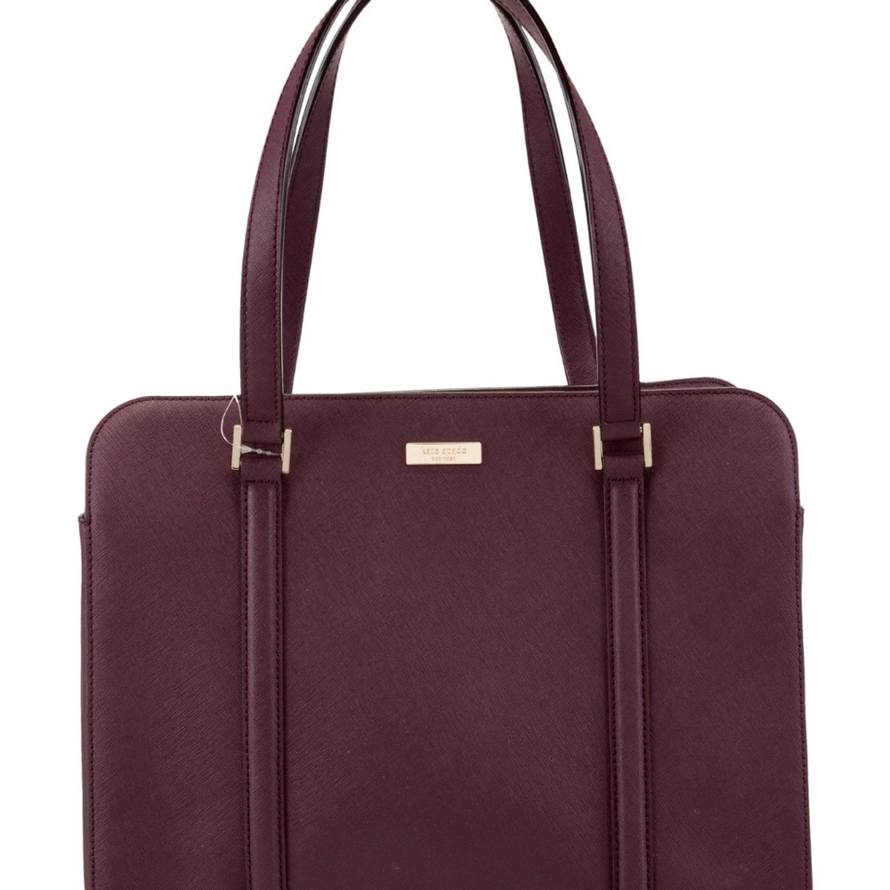 KATE SPADE NEWBURY LANTE TOTE BAG BURGUNDY COLOR